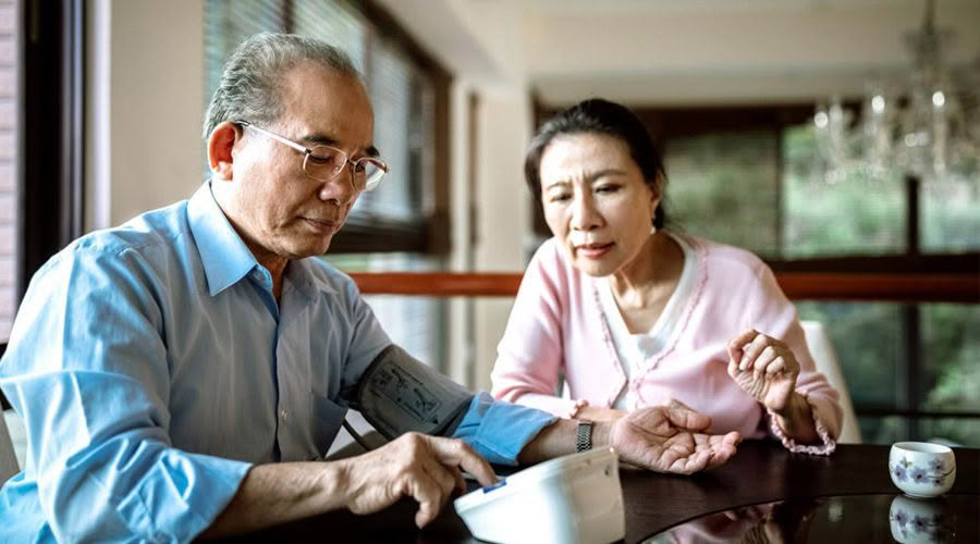 couple at table